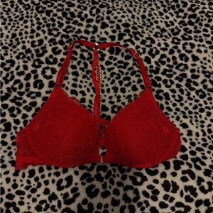 Victoria's Secret Red Lace Bra